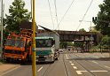 LKW riss Oberleitung ab Koeln Deutz Am Schnellert Siegburgerstr P092